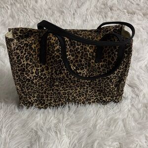 Leopard Print Tote Bag